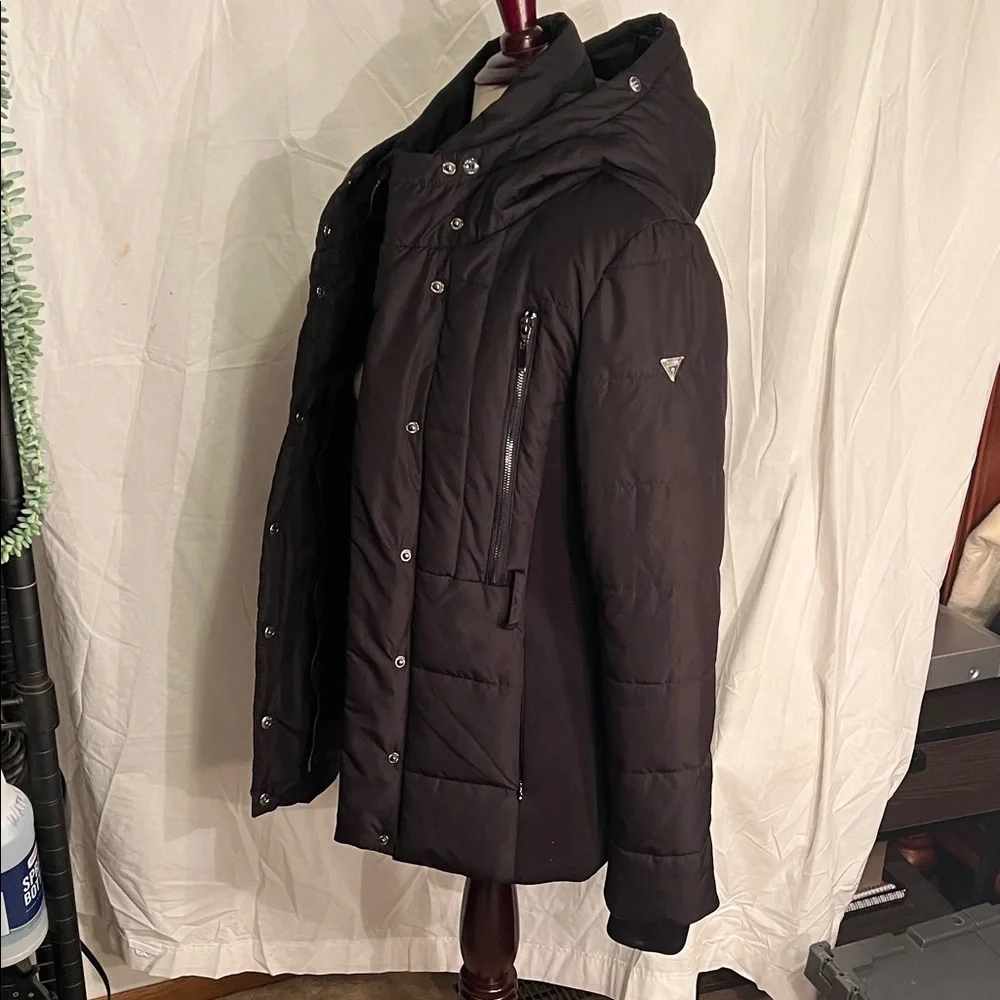 Guess Women's Black Puffer Jacket - Picture 5 of 15